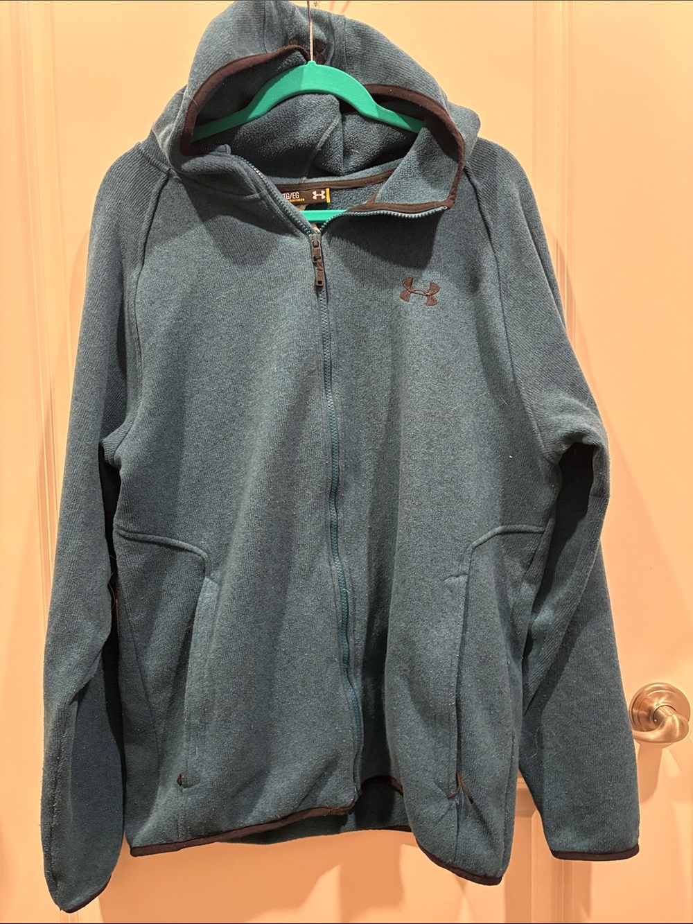 Under Armour Teal Full-Zip Hoodie Jacket